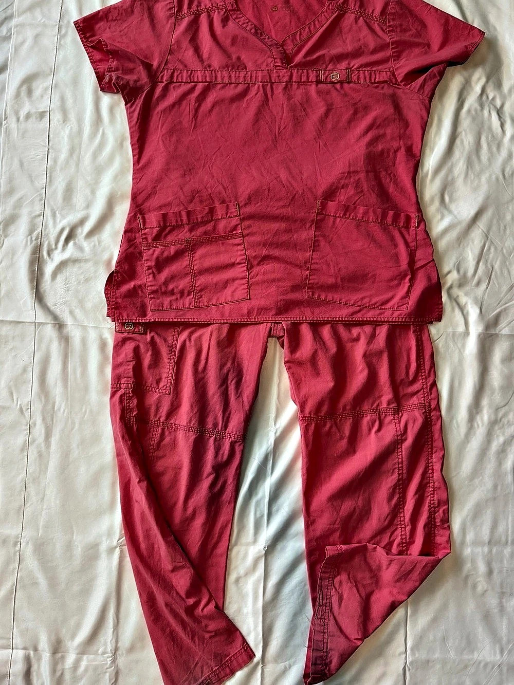 Pink scrubs